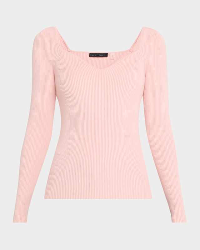 The Soraya Ribbed Sweetheart Sweat